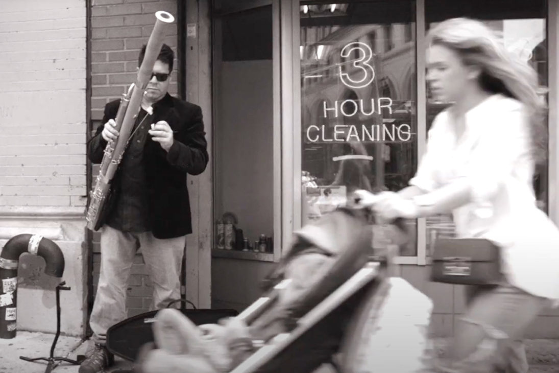 The Busking Bassoonist